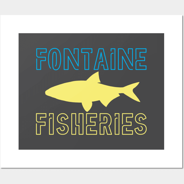 Fontaine Fisheries (Rapture) – Modern Version Wall Art by fandemonium